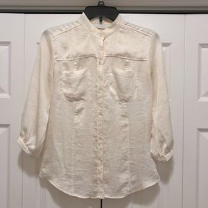 Cream colored blouse gently worn in size Xs